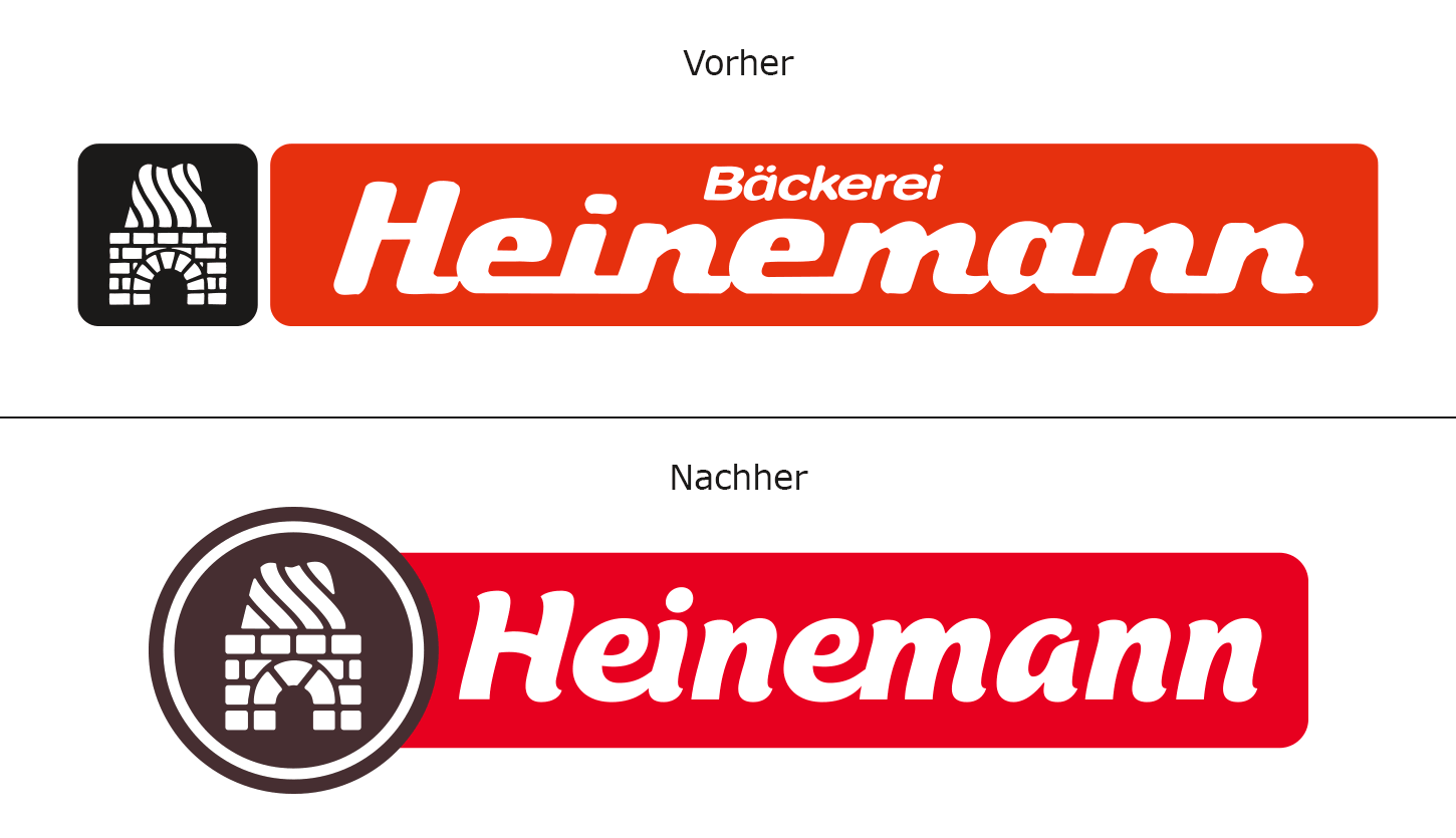 Case Heinemann Logo VorherNachher